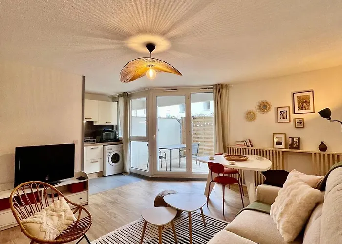 Ile Verte, Calme, Terrasse Et Parking Prive 아파트 *