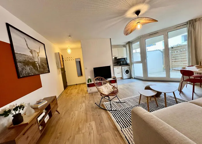 Ile Verte, Calme, Terrasse Et Parking Prive 아파트 그르노블